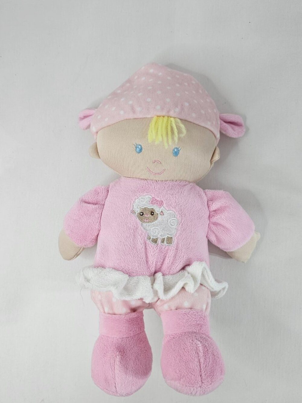 Kids Preferred Baby Girl Doll Blonde Yarn Hair Soft Cute Stuffed Toy 2018 - Picture 6 of 9